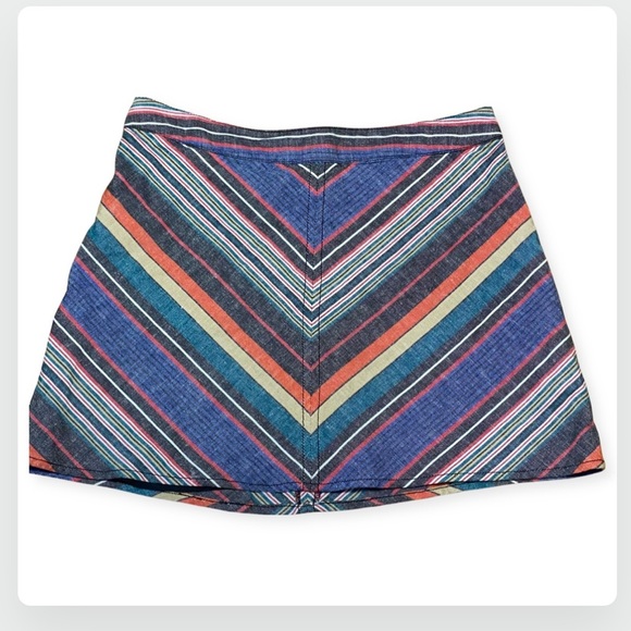 Free People Dresses & Skirts - Free people linen blend chevron skirt